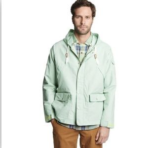 Mint Green Woolrich Rain Coat
